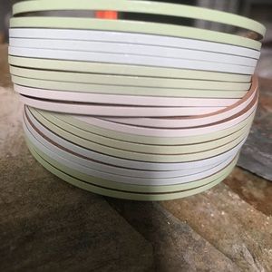 Handcrafted leather bracelets